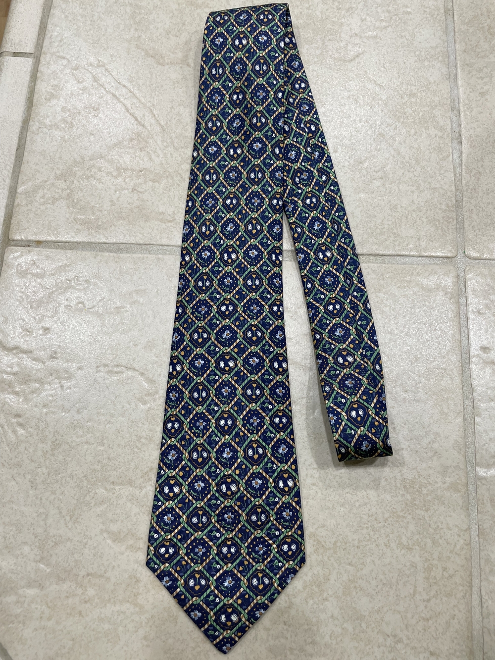 Hermès Paris Silk Tie
